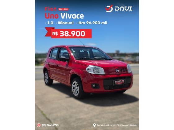 FIAT UNO 1.0 EVO VIVACE 8V FLEX 4P MANUAL